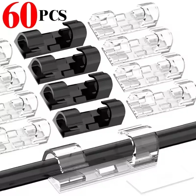 Desk Setup Cable Management - Organizzatore di cavi, supporto per fili,