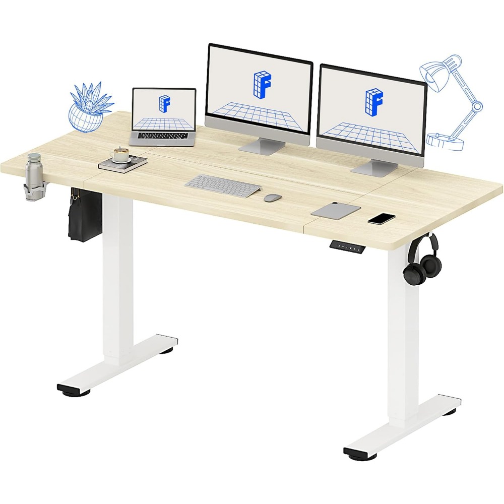 Setup Desk Monitor - Scrivania Elettrica Regolabile in Altezza FLEXISPOT