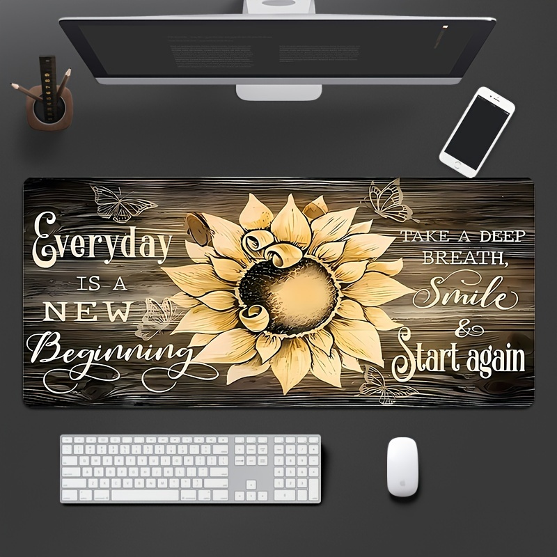 Desk Setup Inspiration - Tappetino per mouse Sunflower, tappetino da
