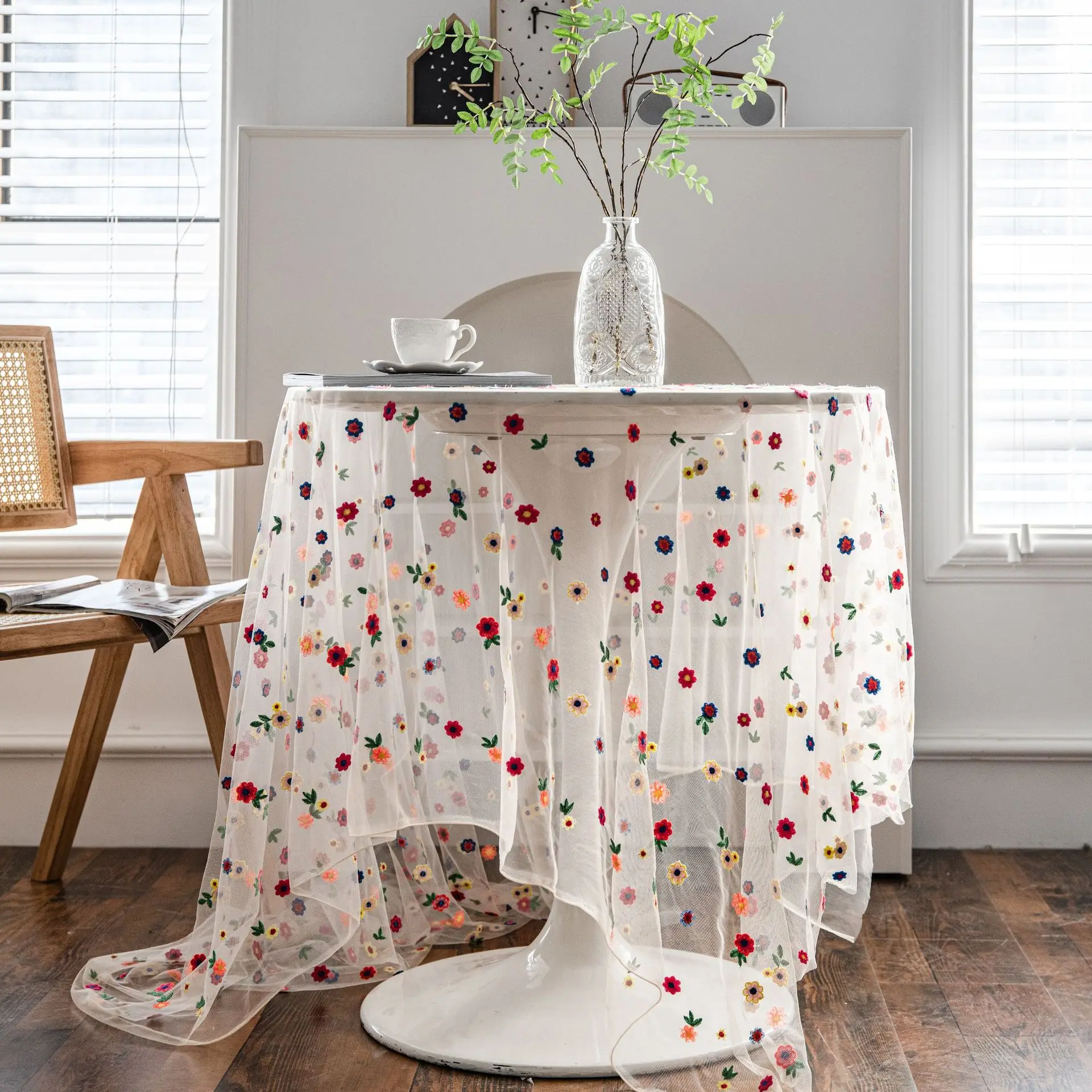 Desk Setup Wallpaper - Tovaglia natalizia in pizzo trasparente Tovaglia