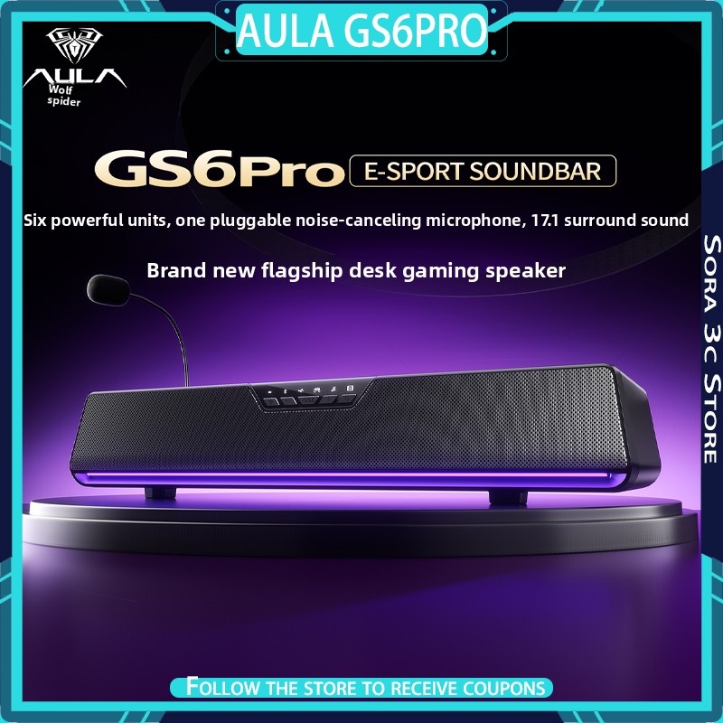 Speaker Desk Setup - AULA GS6Pro Altoparlante Esports Configurazione da