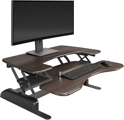 Dual Monitor Desk Setup - Desk Pro Plus 36, convertitore da