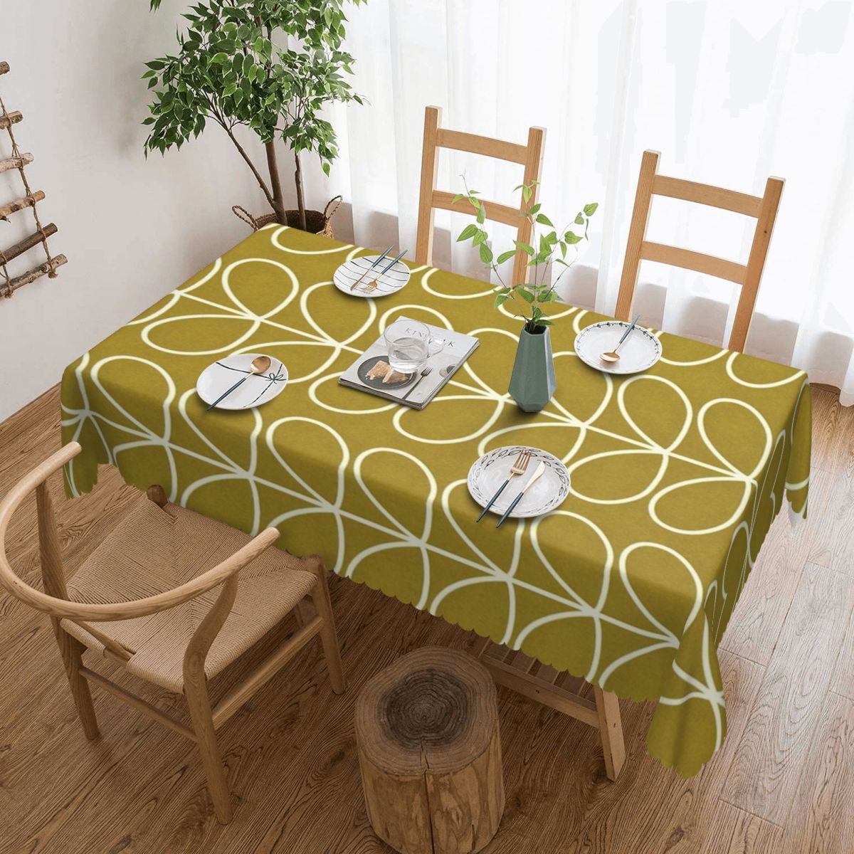 Desk Setup Wallpaper - Orla Kiely tovaglia rettangolare Multistem tovaglia