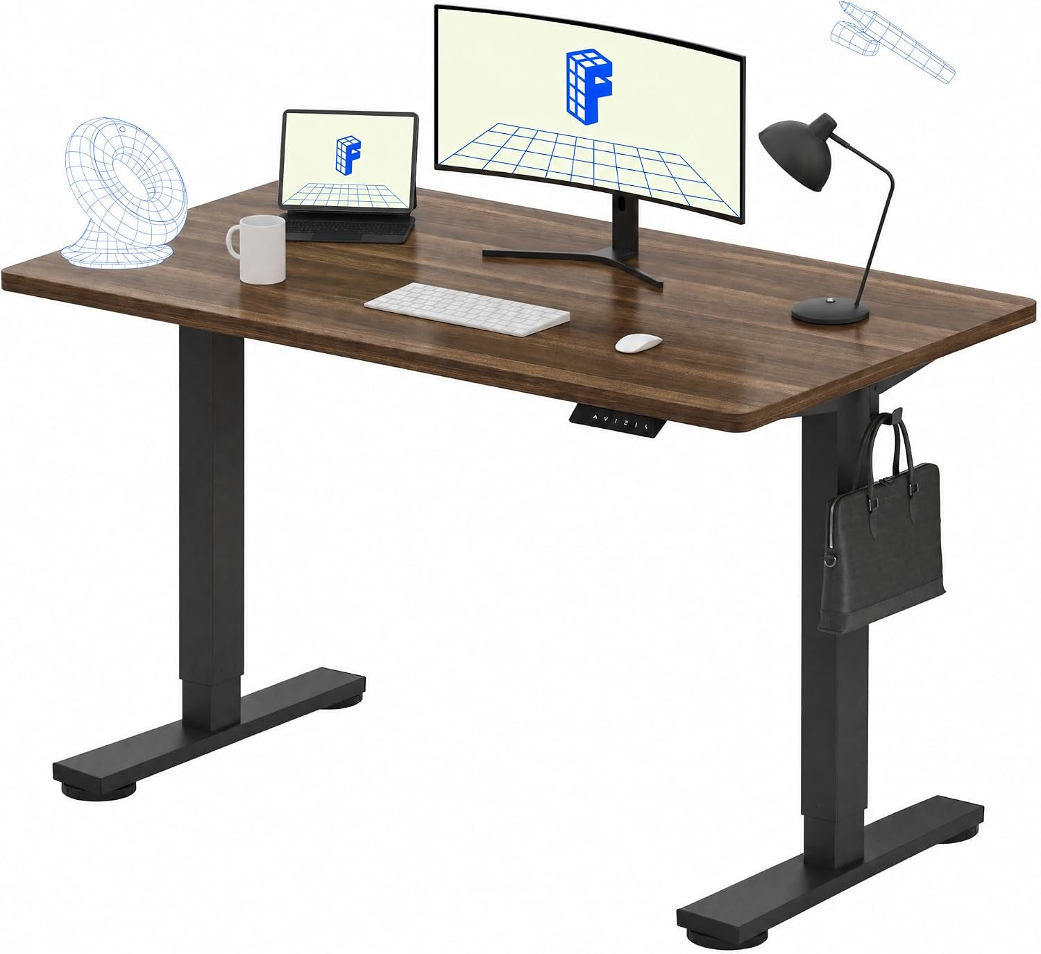 Setup Desk Monitor - Scrivania Elettrica Regolabile in Altezza 48