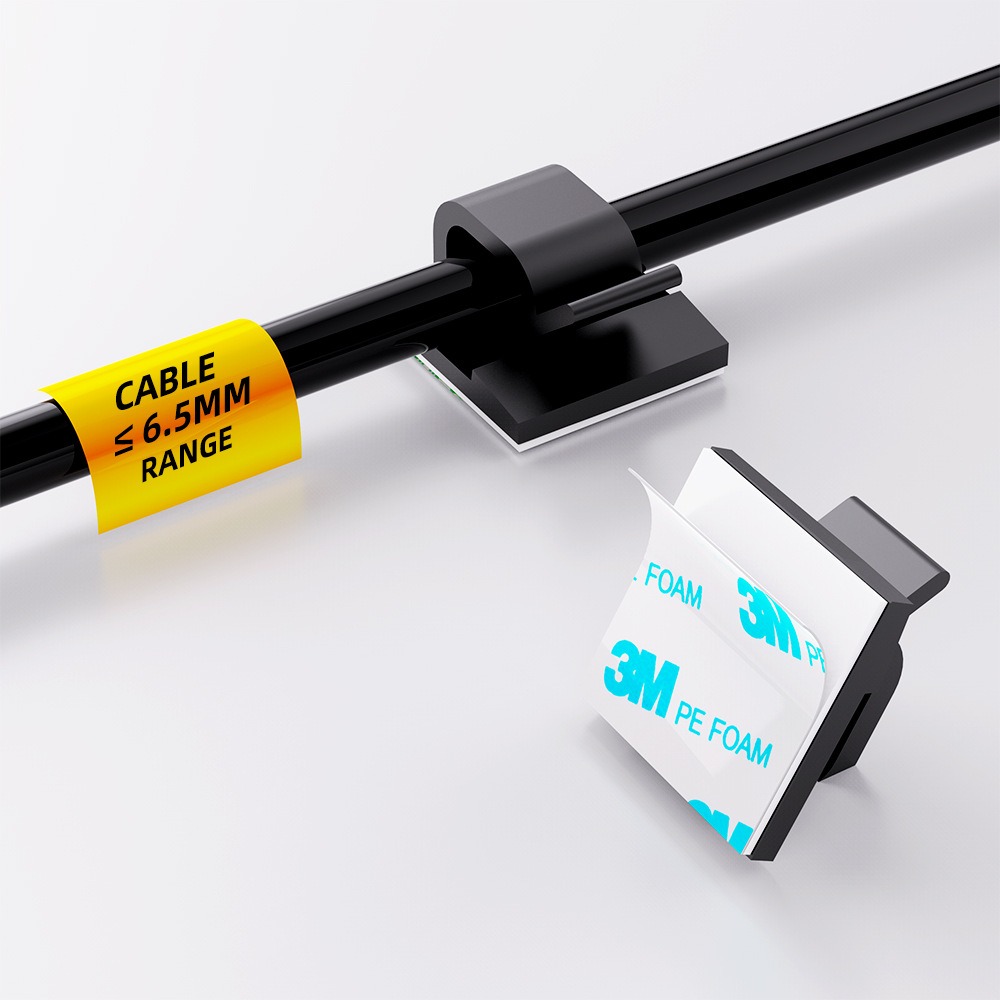 Clip per Cavi in Plastica Tras - Desk Setup Cable Management recensione e prezzo