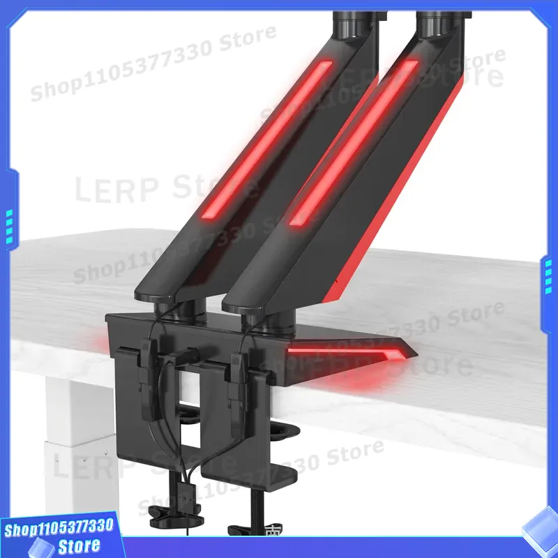 Supporto da Scrivania in Allum - Dual Monitor Desk Setup recensione e prezzo