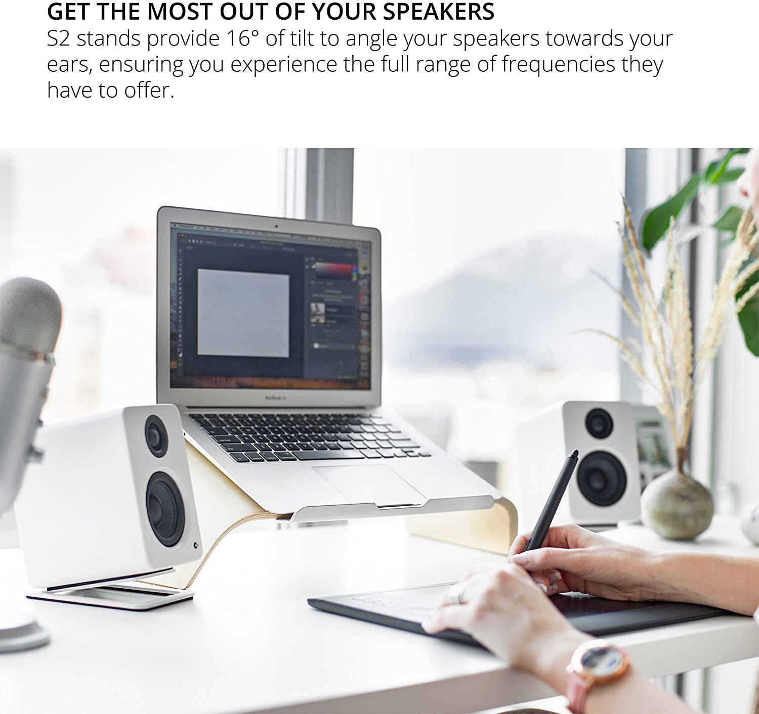 Supporti per altoparlanti da t - Speaker Desk Setup recensione e prezzo