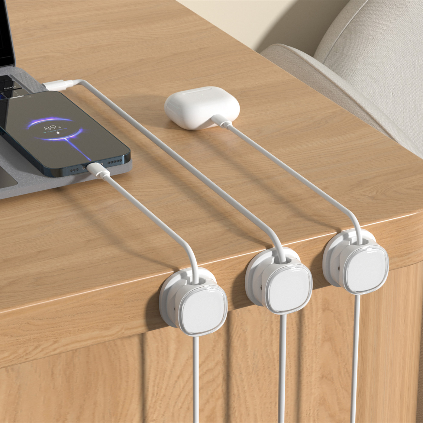 3/6/8/12PCS Clip per cavi magn - Desk Setup Cable Management recensione e prezzo