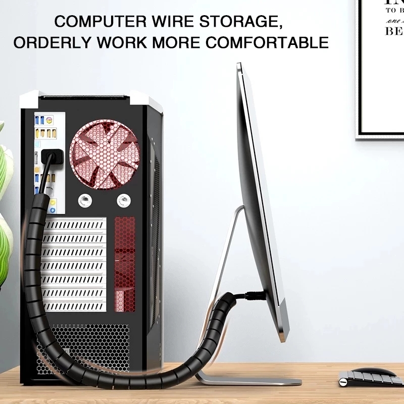 Cavo a Spirale Flessibile 2M/1 - Desk Setup Cable Management recensione e prezzo