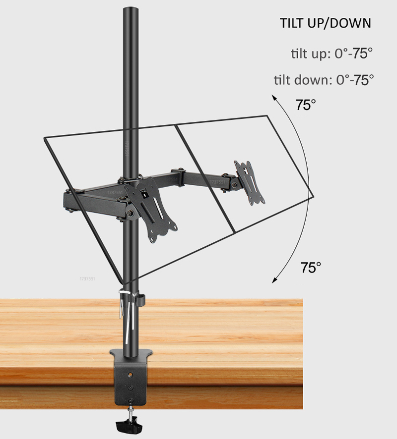 Supporto da scrivania per dopp - Dual Monitor Desk Setup recensione e prezzo