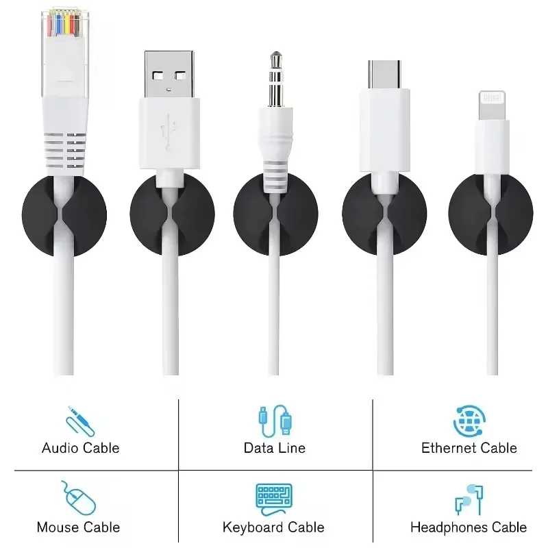 Clip per cavi Supporto per cav - Desk Setup Cable Management recensione e prezzo