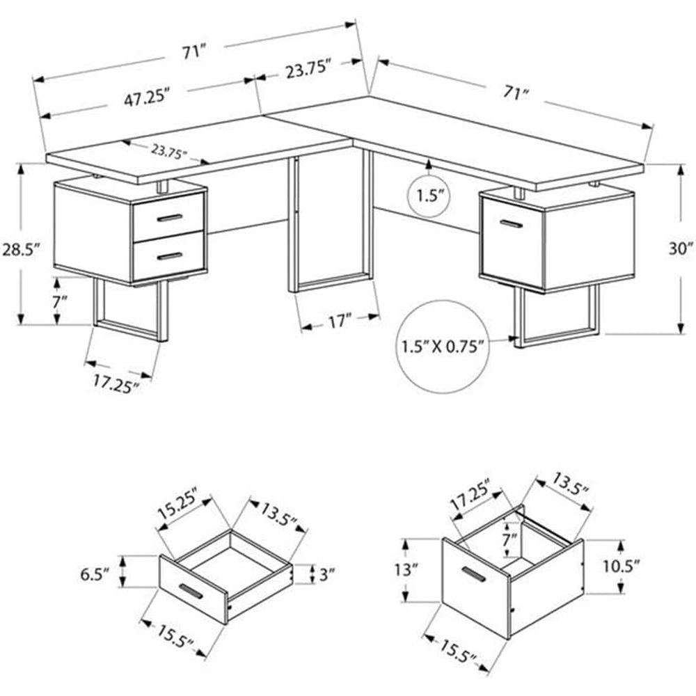 Scrivania per Computer a L da  - Desk Setup L Shaped recensione e prezzo