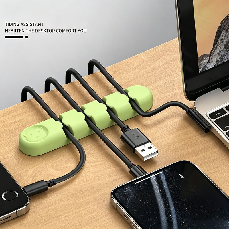Organizzatore di Cavi in Silic - Desk Setup Cable Management recensione e prezzo