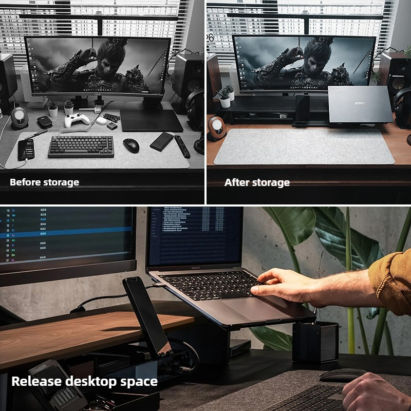 Supporto per monitor modulare  - Desk Setup With Laptop And Monitor recensione e prezzo