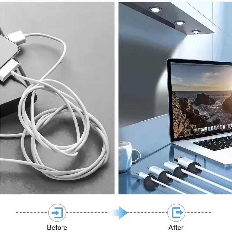 5/50 Pezzi Clip per Cavi da Sc - Desk Setup Cable Management recensione e prezzo