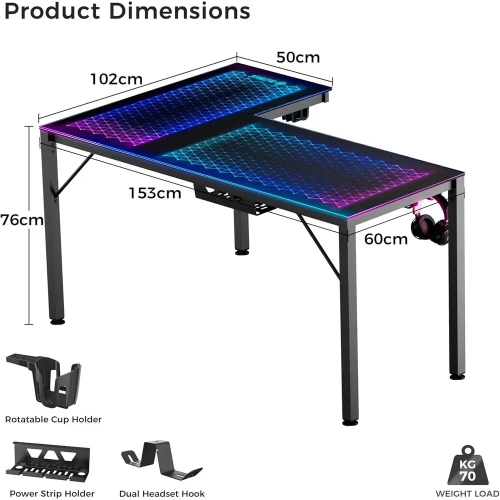 Scrivania da Gaming a L Revers - Desk Setup L Shaped recensione e prezzo