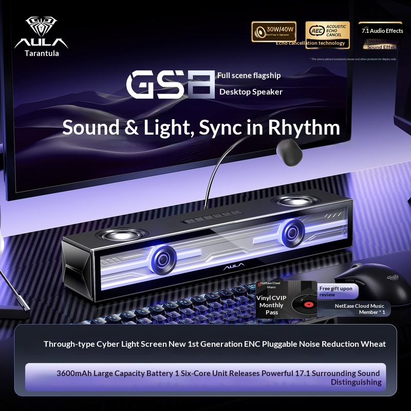 Altoparlante da Gaming Aula Gs - Speaker Desk Setup recensione e prezzo