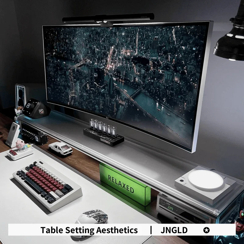 Supporto per monitor in allumi - Desk Setup With Laptop And Monitor recensione e prezzo