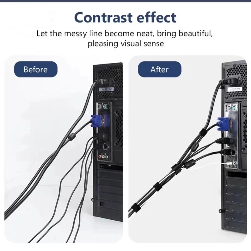 Organizzatore di cavi strappab - Desk Setup Cable Management recensione e prezzo