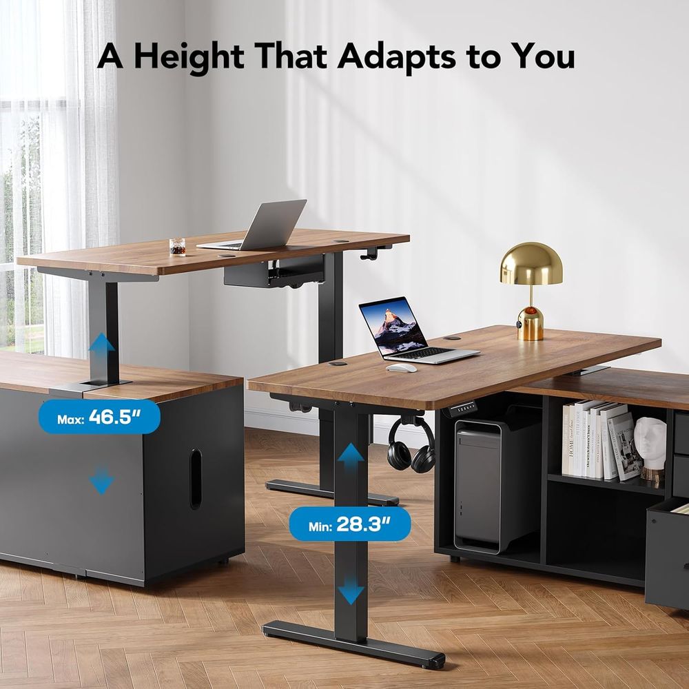 Scrivania a L da 55 pollici co - Desk Setup L Shaped recensione e prezzo